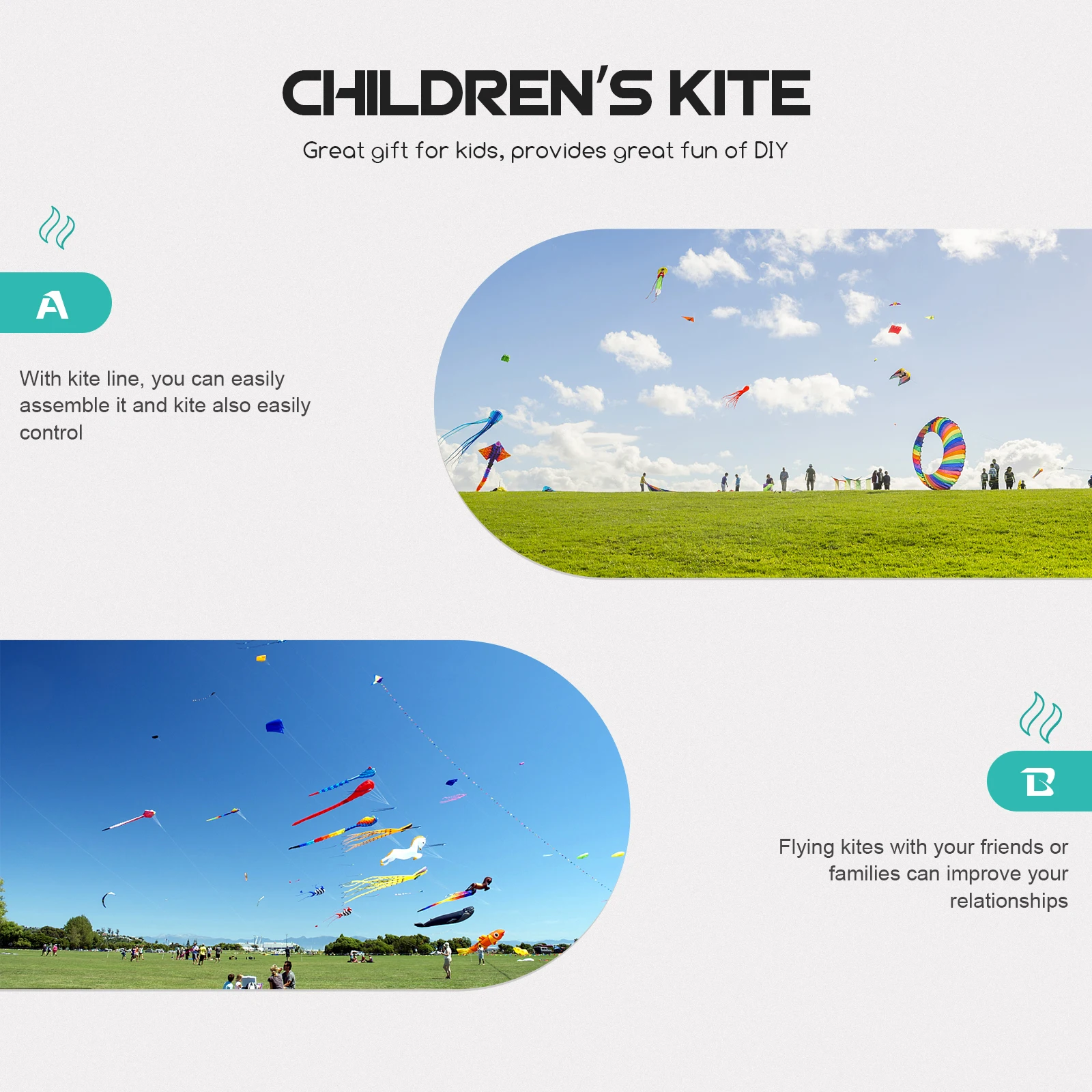 

3 Sets DIY Blank Kites Decorating Coloring Flight Painting Kids Graffiti Toys Chemical Fiber Cloth for Child Unfinished