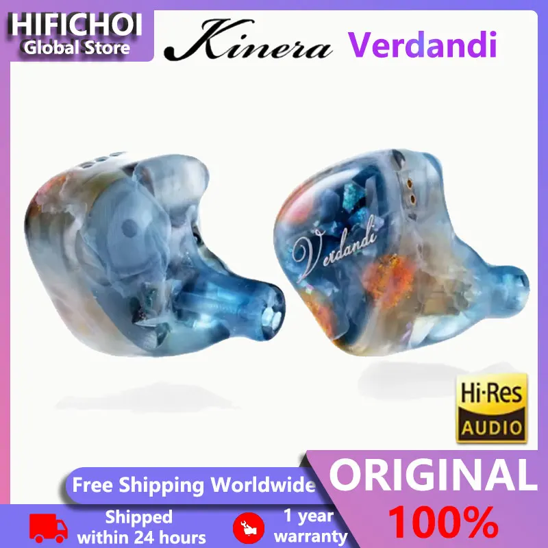 

Kinera Imperial Verdandi Bone Conduction 1BC+2BA+2EST+1DD HIFI Wired Best In-Ear Earphone Monitor with 3.5+4.4mm Plug