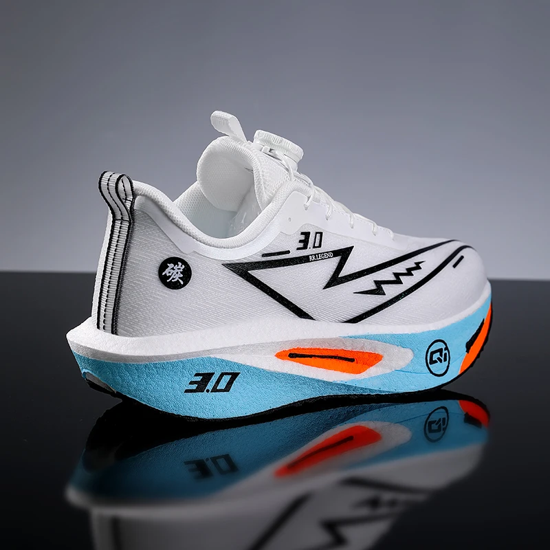 2026 Running Shoes Carbon Board Marathon Men Sports Breathable Lightweight Women's Comfy Athletic Antiskid Sneakers Casual New image 5