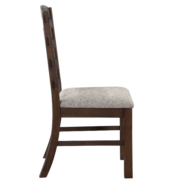 

#Gray Fabric Modern Waterproof Dining Chair For Home Office & Apartment