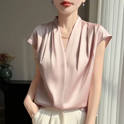 2026 Women Summer Halter Tank Tops Women Elegant Women Thin Tops Casual Tank Top O-neck Tees Sleeveless Blouse Tops For