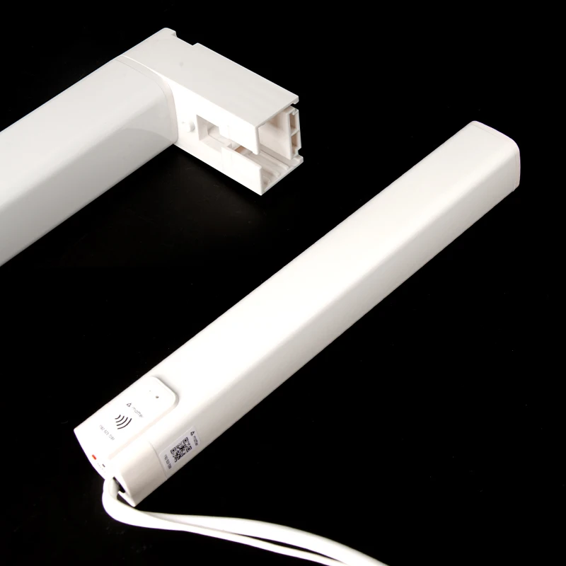 Nuevo Riel de cortina eléctrico con Motor inalámbrico inteligente Tuya de aluminio resistente plegable ondulado para dormitorio con soporte de techo