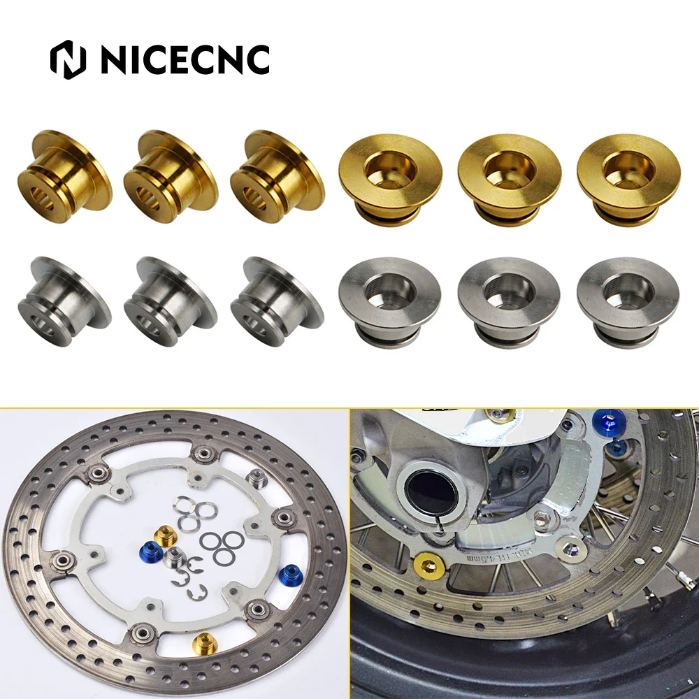 

4.5-5.2mm Motorcycle Brake Disc Floating Bobbins Circlip for Aprilia RSV4 RF RR RSV1000R Shiver 750 SL750 Tuono 1000R 1100RR ABS