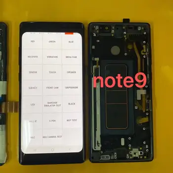 OLED pro Samsung Galaxy Note 9 LCD displej s dotykovou obrazovkou, digitalizátor Note9 N960F N9600 N960U s rámečkem, náhradní díl displeje 12 nejlepší prodej displej sm n9600 - №1