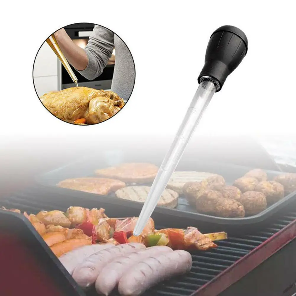 Cooking Kitchen Chicken Turkey Poultry BBQ Food Flavour Baster Syringe Tube Pump Cooking Chicken Turkey Poultry Meat BBQ Food