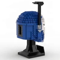 569pcs MOC Bo Katan Kryze Helmet Collection Star Battle Model Building Blocks Room Accessories, Home Decor For Son Holiday Gift 3