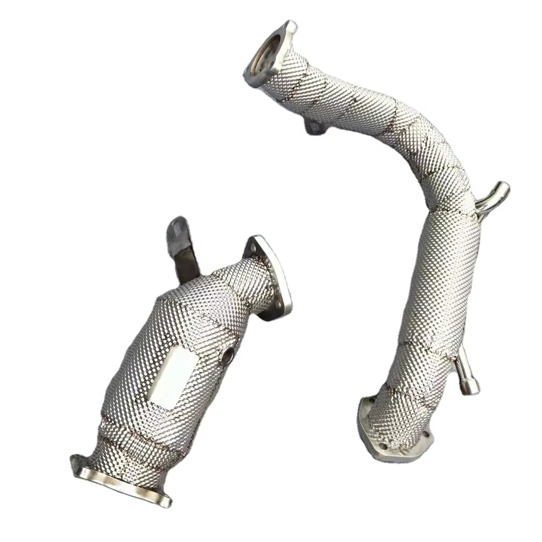 

Professional Audi A4 2024 Insulated High Flow Head Section Auto Parts Industry Auto Downpipe Exhaust Pipe