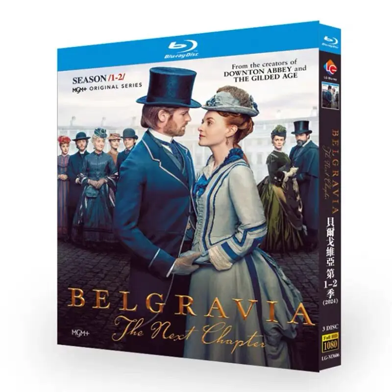 

Blu-ray HD British TV Series Belgravia Seasons 1–2 Box Set with English and Traditional Chinese Subtitles