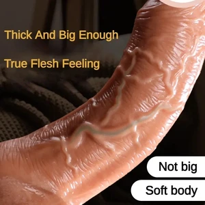 ألعاب الجنس Big Dick للنساء ، صلابة الراحة دسار ، قضيب الكبار ، قضبان اصطناعية TPE ، دسار واقعي ، 18 أعلى 12 من الصعب وسميكة مبيعات القضيب - No8