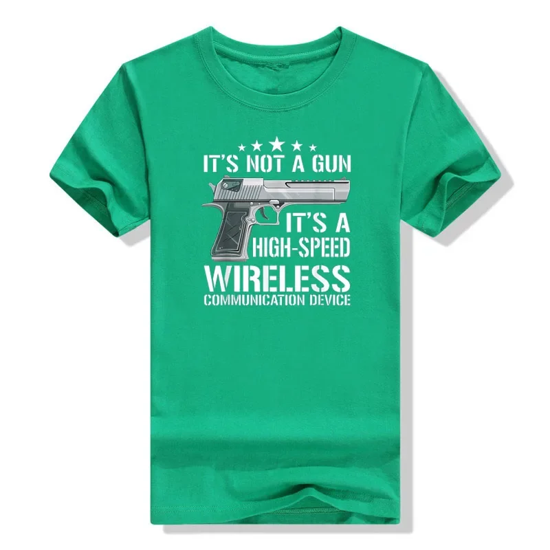 قميص It's Not A Gun Meme - مضحك إنه جهاز اتصال لاسلكي عالي السرعة تي شيرت جرافيك هدية للزوج ملابس رجالية #2
