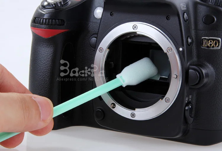 Kit de limpeza de câmera CCD CMOS sensor cotonete micro fibra exclusiva com solventes de limpeza sem espelho 600d d5100 acessórios dslr
