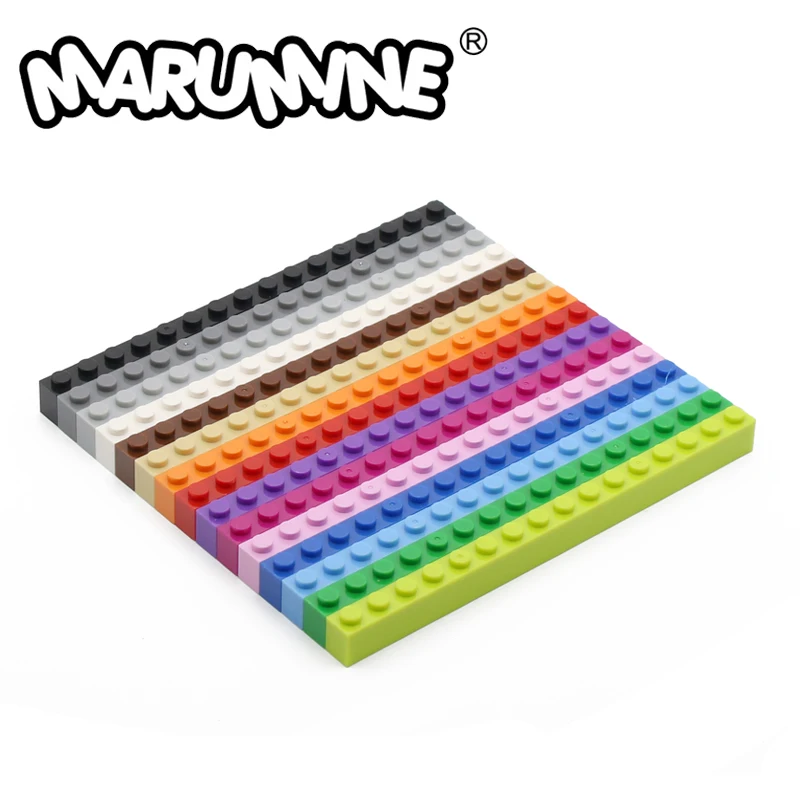 

Marumine 1x16(3H) Building Bricks Cube 10PCS Base Blocks Part 2465 MOC City Particles DIY Classic Construction Educational Toys