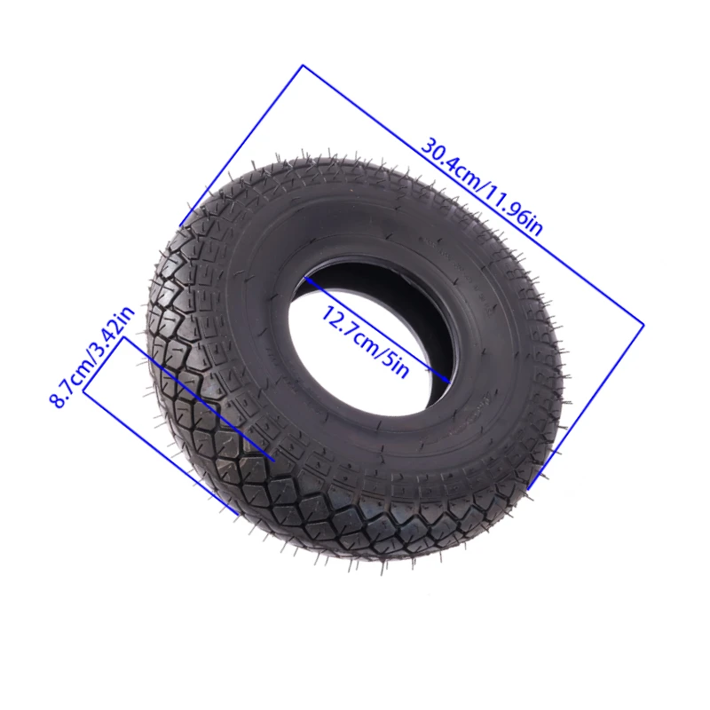4.00-5 Mobility Scooter Tire and Tube Combo for Elderly Scooter Front or Rear Wheel Use
