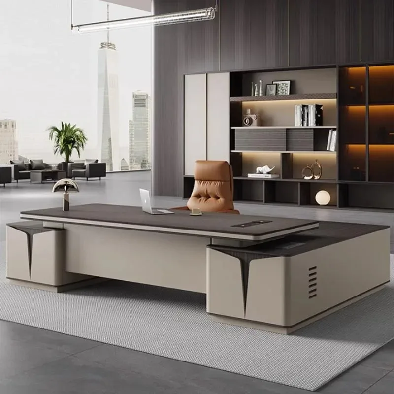 Upgrade Reception Office Desk Protector Designer Modern Executive Computer Desk Specialty Commercial Mesa Escritorio Furniture