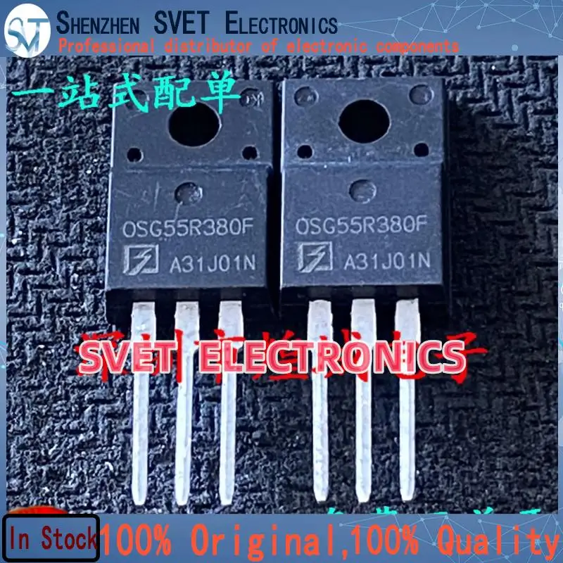 10PCS-50PCS  OSG55R380F  MOS  TO-220F  Original In Stock Fast shipping