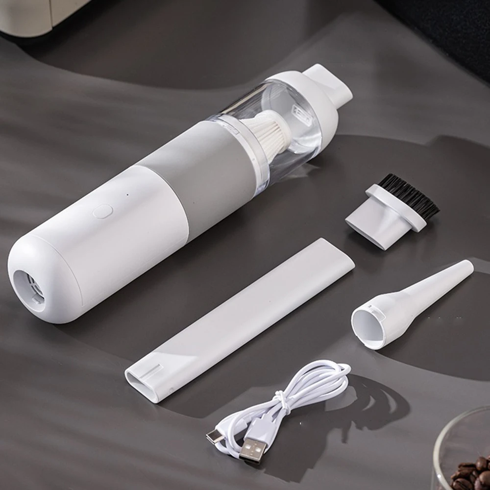 Portable Coffee Powder Vacuum Cleaner Bar Coffee Duster Blower and Suction Integrated Wireless Charging Powder Suction Machine
