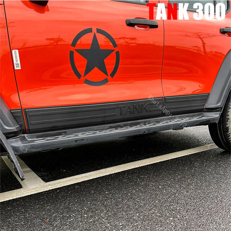 For Great Wall Tank 300 GWM TANK 300 Door Decorative Panel Collision Strip Body Decorative Strip Modification Parts