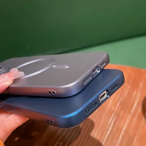 حافظات هاتف شحن لاسلكي مغناطيسي من Magsafe، حافظة واقية للكاميرا، آيفون 15، 14، 13، 12، 11 برو ماكس، بلس، اكسسوارات أعلى 12 مبيعات غطاء كاميرا تجسس - No4