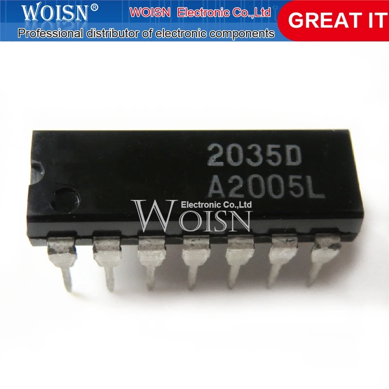 5PCS NJM2035D DIP14 NJM2035 DIP-14 2035D JRC2035D