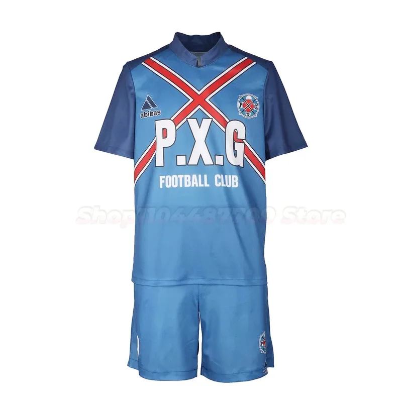 New Anime BLUE LOCK Rin Itoshi PXG Cosplay Costume Adult Men Football Jersey Uniform Full Set Sports Suit Halloween Outfits
