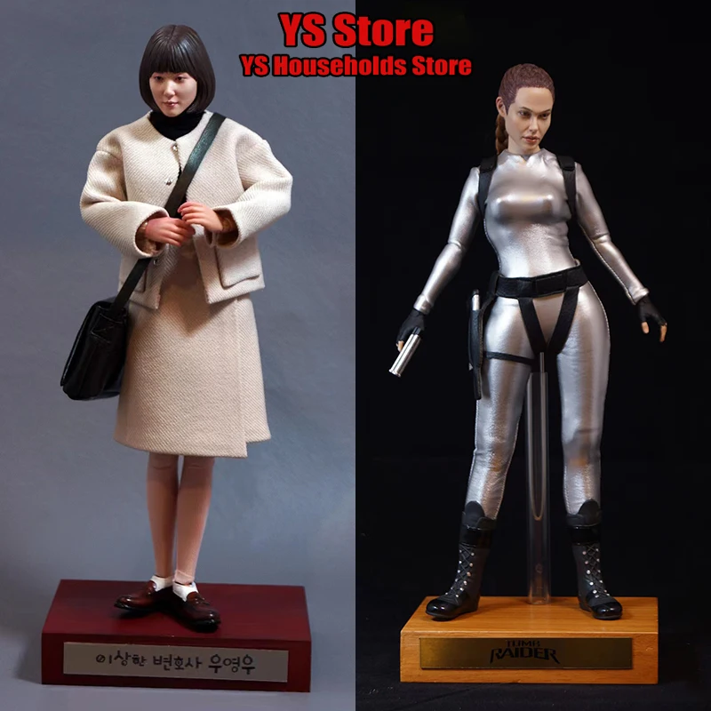 

2 Styles KMF23-WOO005 1/6 Eun-bin Park Lawyer KMF23-T007 Korean Movie Raider Simulation Figure 12" Full Set Collectible Dolls