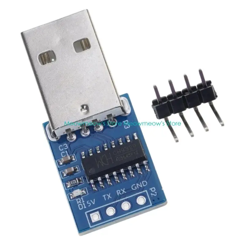 W91A Miniature UART USB Bridge Module Compatibles Multiple Development Boards