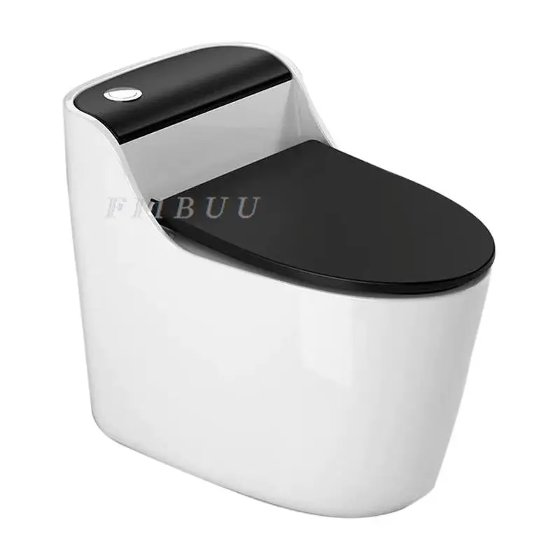 

Elongated Bathroom Toilet Soft Closing Seat Increasing Pipeline Diameter One Piece Toilet For Bathroom Household Ceramic Toilet