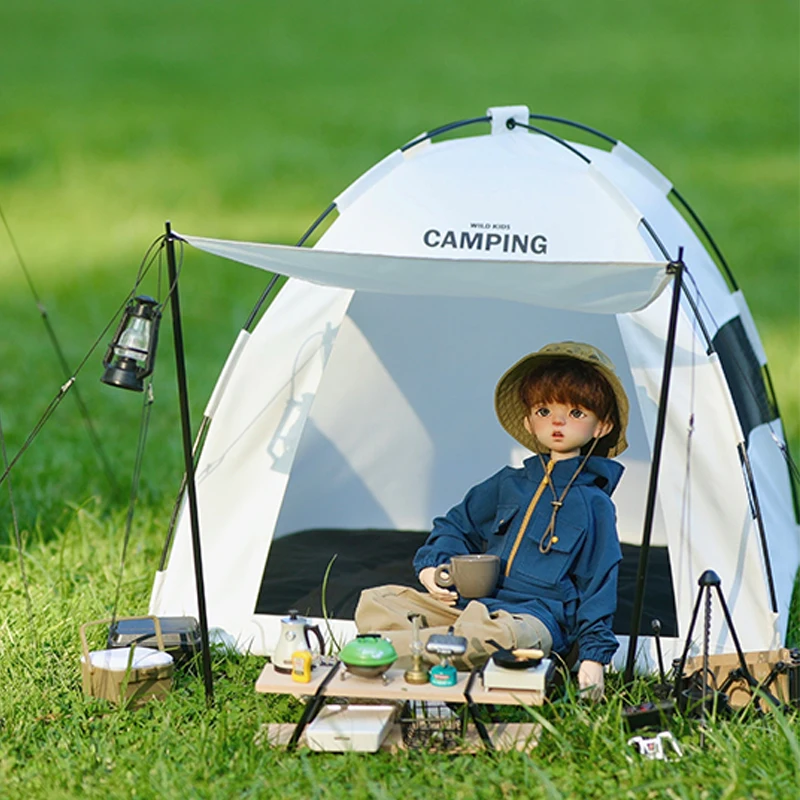 YESTARY BJD Doll Accessories Mini Tent Canopy Camping Tools Miniature Item Toys For 1/6 Obitsu 24 Blythe Dolls Outdoor Filming