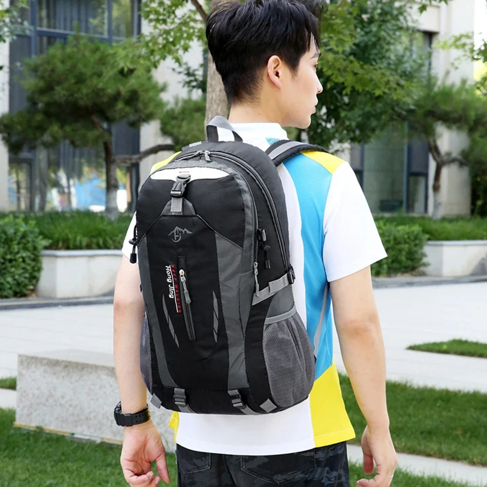 Men Sports Backpack Women Outdoor Travel Backpack Waterproof Motorcycle Backpack Hiking Lightweight Trekking Fishing Duffel Bag