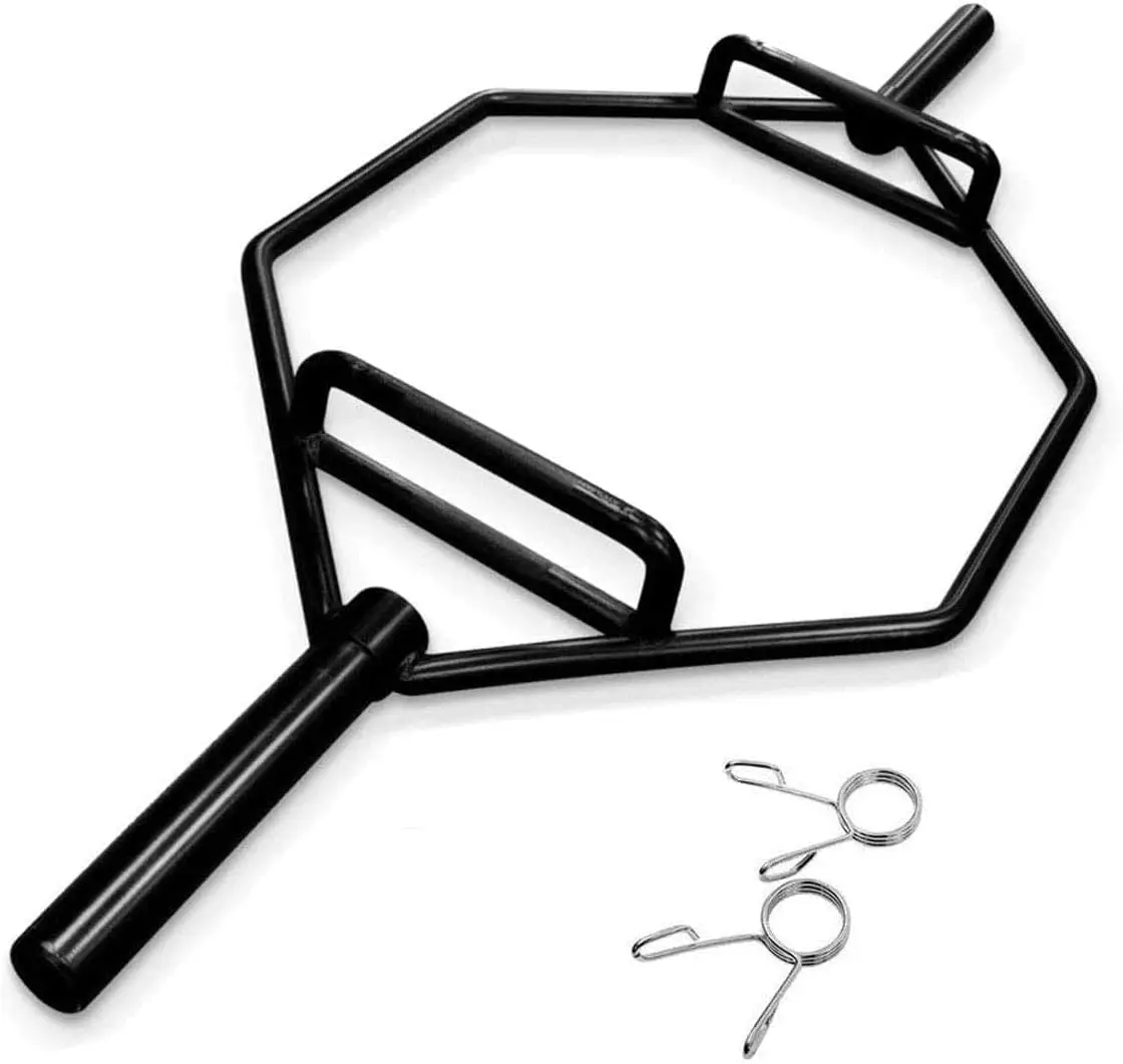 

Черный шестигранный стержень, твердый стальной рукав, вес 1000 фунтов, шестигранный стержень, становая тяга с ручками с накаткой для тренировок по бодибилдингу