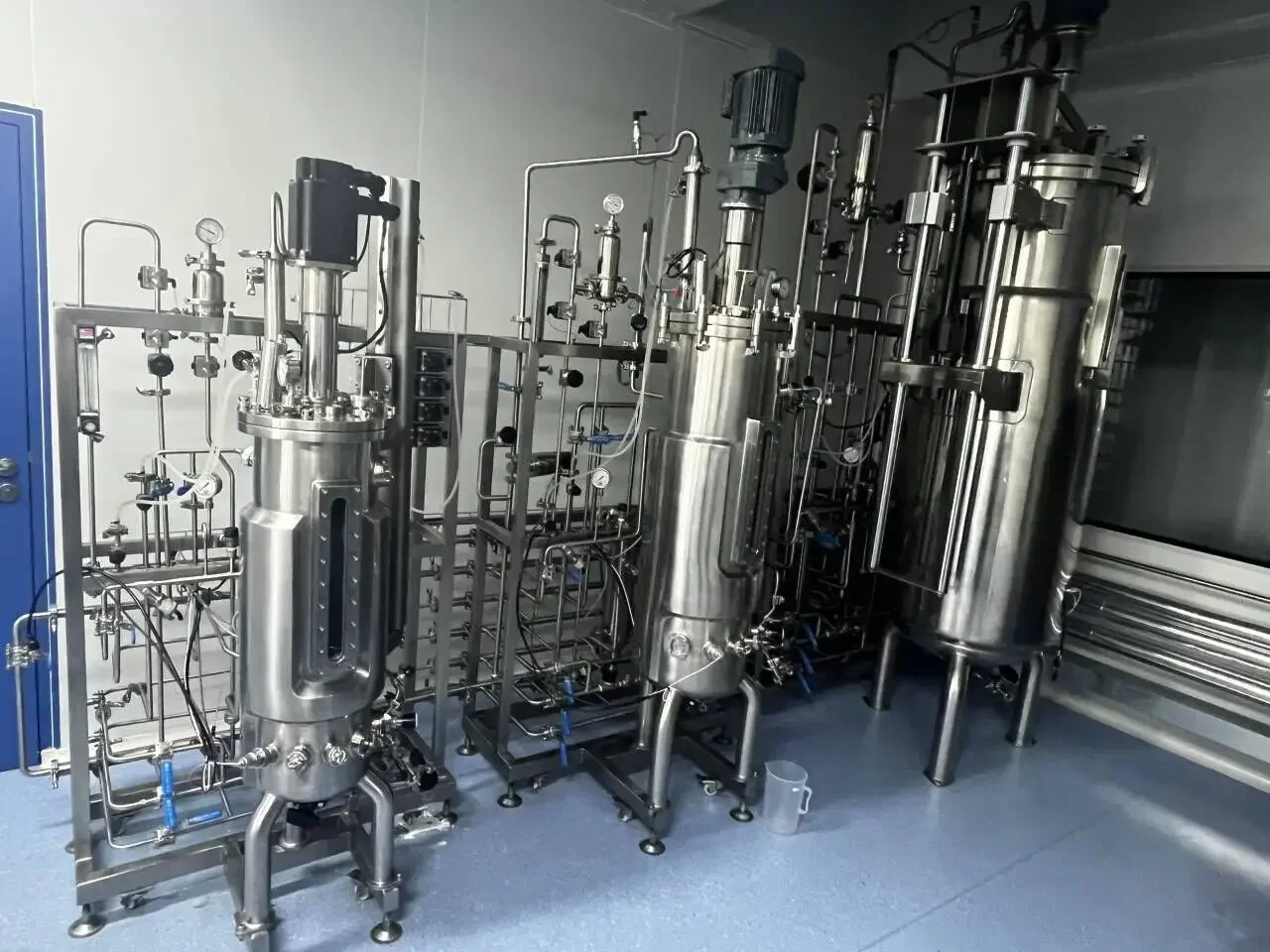 2026 NBbioreactors in biotechnology describe the process of fermentation parallel stainless steel fermenter
