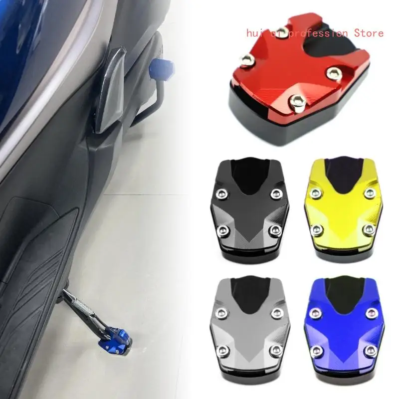 Universal Fit Motorcycle Parking Stand Aluminum Alloy Side Stand Support Prevent Sliding Ensure Stability For UHR150 125