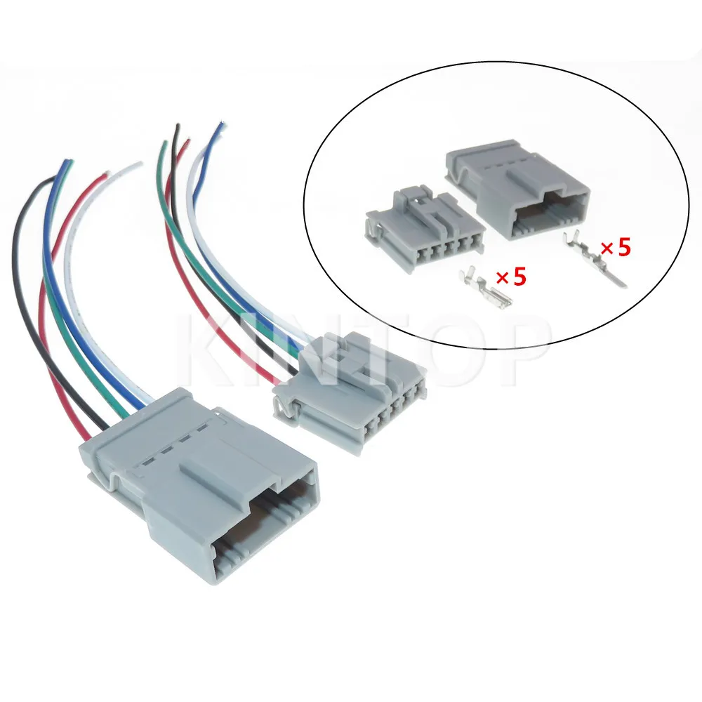 

1 Set 5 Pins 6098-0344 6098-0343 AC Assembly Electrical Automotive Wire Harness Socket
