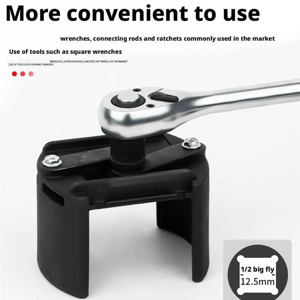 

Filter Wrench Two-jaw Wrench Reversible Adjustable Oil Core U-shaped Disassembly Cell Tool Change Oil I1L5