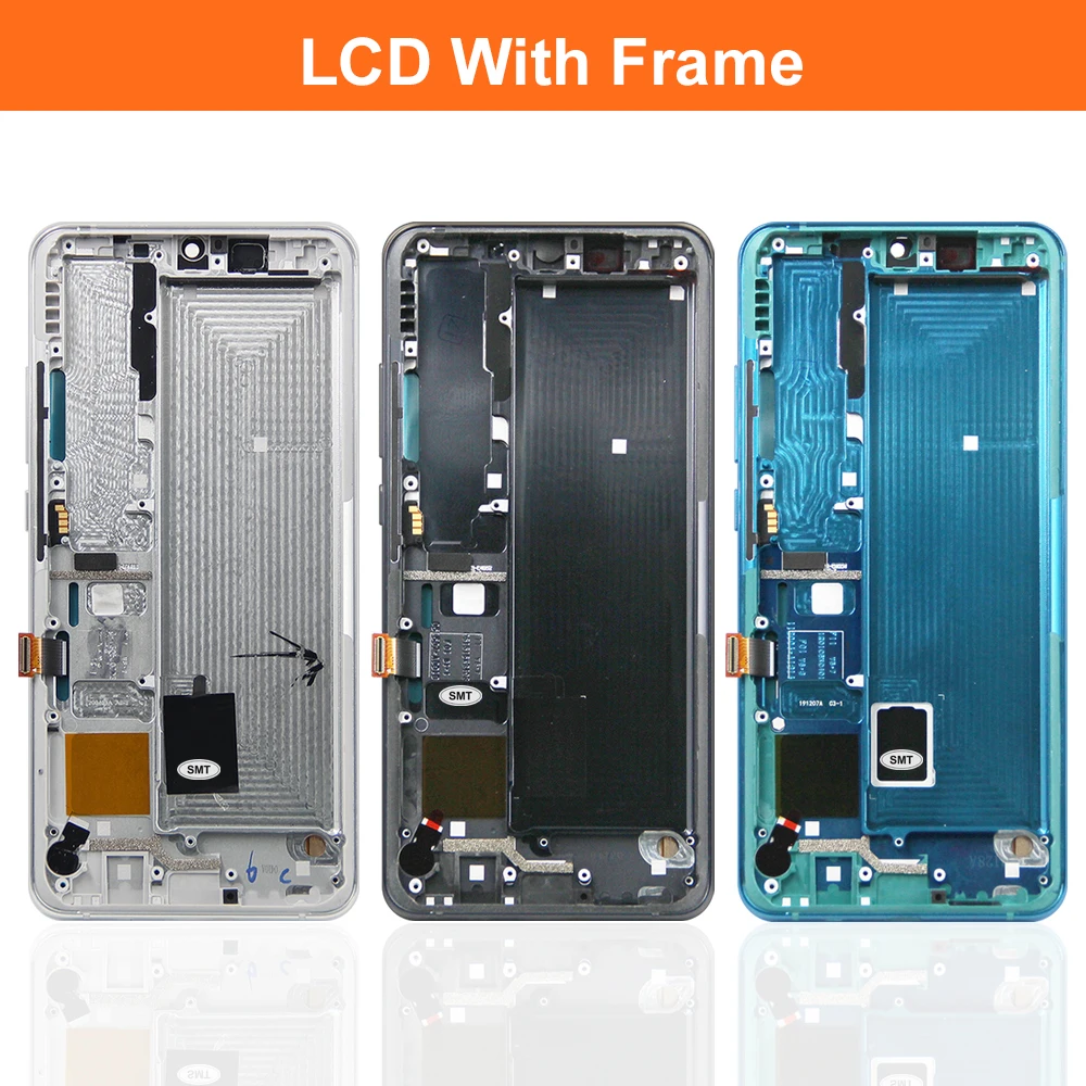 Screen for Xiaomi Mi CC9 Pro Lcd Display Touch Screen Digitizer Assembly with Frame for Xiaomi Mi Note 10 Pro / Note 10