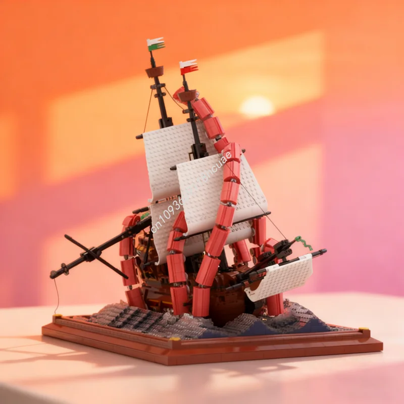 

6507pcs MOC Attack The Kraken Piratesed Model Building Blocks Architecture Christmas Gift Idea Toy Education Brick Birthday