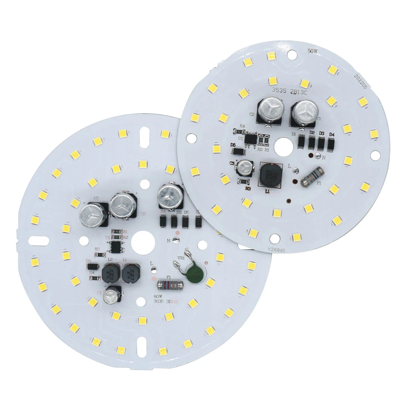 LED Chip Beads 3W 5W 7W 9W 12W 15W 18W SMD2835 Round Light Beads AC220V-240V For Led Downlight Chip Lighting Spotlight white