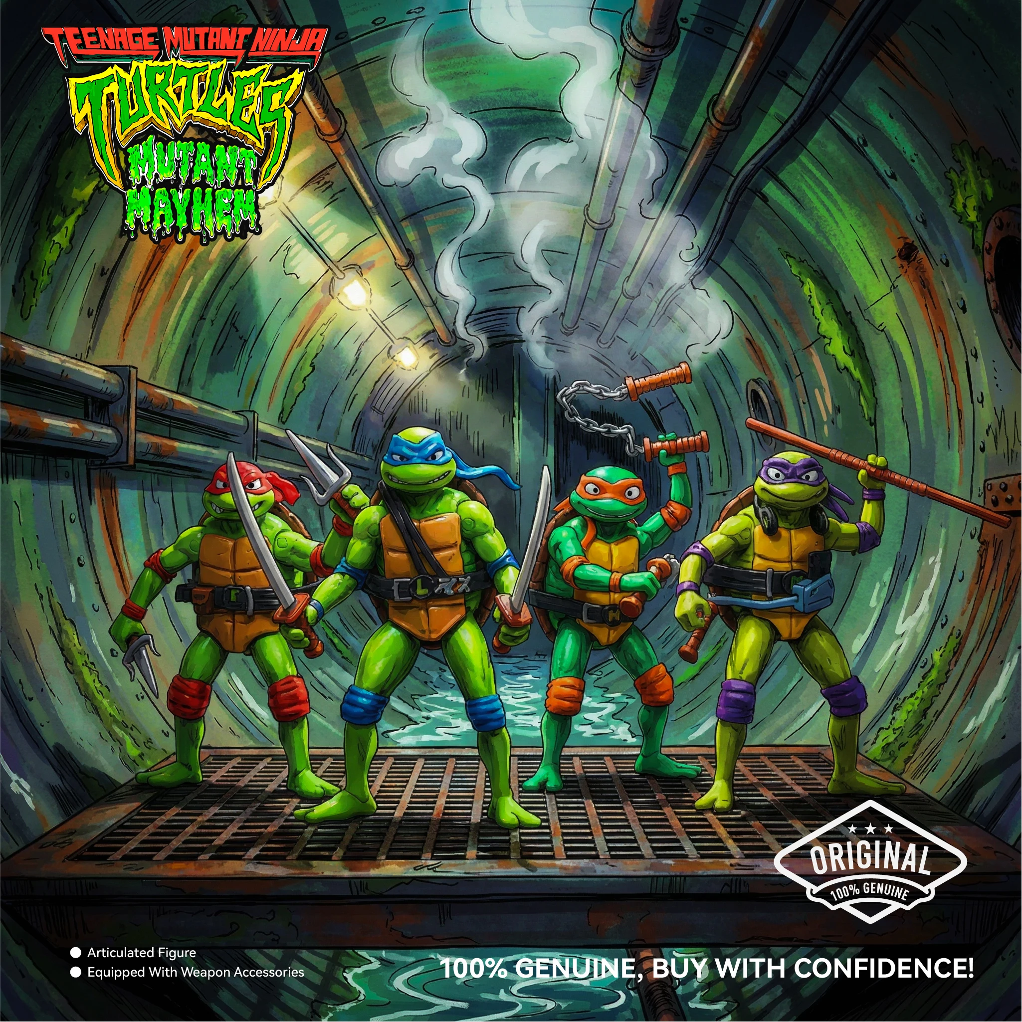 

Teenage Mutant Ninja Turtles TMNT Action Figures Raphael Michelangelo Joint Movable Table Collectible Model Kids Birthday Gifts