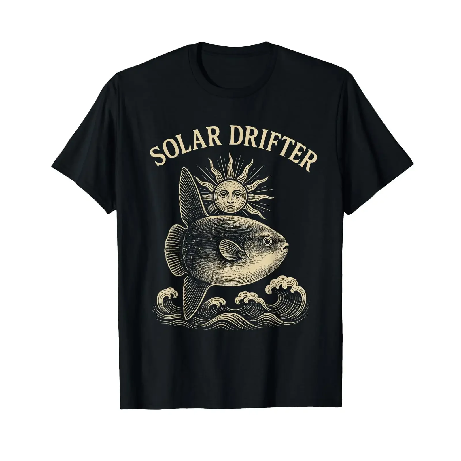 Sunfish T Shirt Kids Solar Drifter Mola vintage Washed graphic Unisex designer clothes Stretched Versatile Casual Slightly