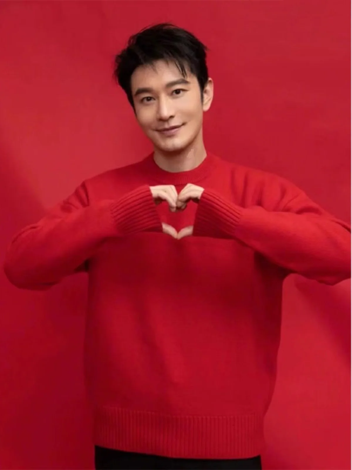 

Красный мужской свитер с высоким воротником, коллекция осень-зима 2024, Год Дракона, базовый слой, модный вязаный топ