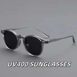 New Round Frame Sunglasses Men's and Women's Fashionable UV Resistant Sunglasses Outdoor Driving Glasses UV400