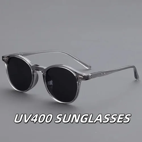 Imagen 1 del producto Nuevas gafas de sol con montura redonda, gafas de sol resistentes a los rayos UV a la moda para hombres y mujeres, gafas de conducción polarizadas para exteriores UV400