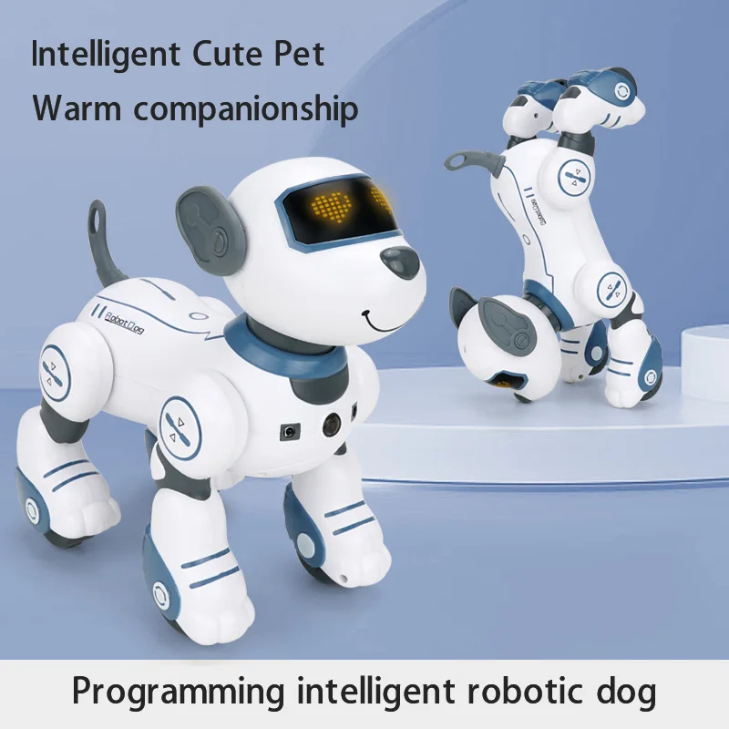 Robot Electronic Dog Stunt Walking Dancing Electric Pet Dog Remote Control Magic Pet Dog Toy Intelligent Touch Remote Control