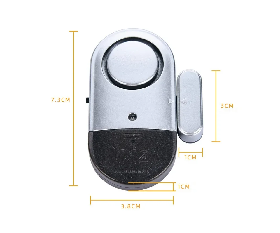 Home Induction Alarm Window Anti-theft Device Portable Wireless Door Magnetic Sensor Door and Window Anti-theft Alarm