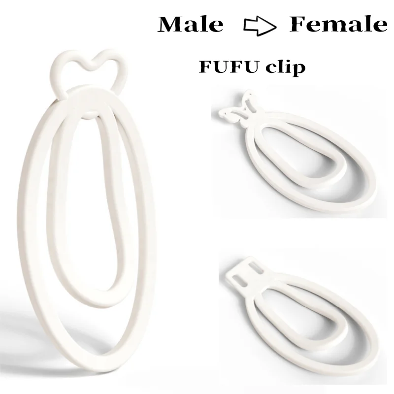 Panty Chastity with The Fufu Clip, Sissy Male Chastity Training Device Light Plastic Trainingsclip 2025 New Chastity Cage