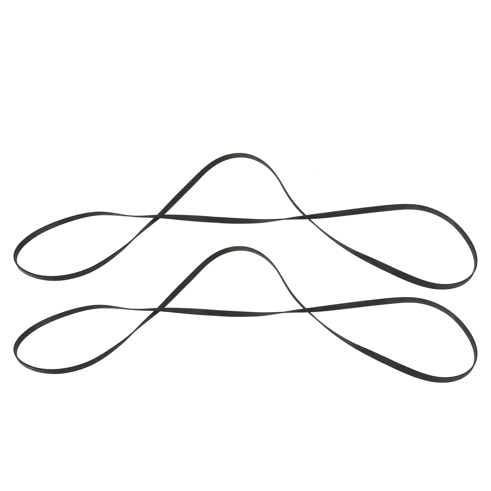 

2Pcs Turntable Belt for Project Rubber Replacement Record Player Supplies Special Design Fine Craftsmanship Reliable