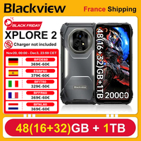 Blackview XPLORE 2 [No EU Charger] Rugged Phone 5G 48(16+32)GB+1TB MediaTek Dimensity 8300 6.73” AMOLED 20000mAh 120W Charger