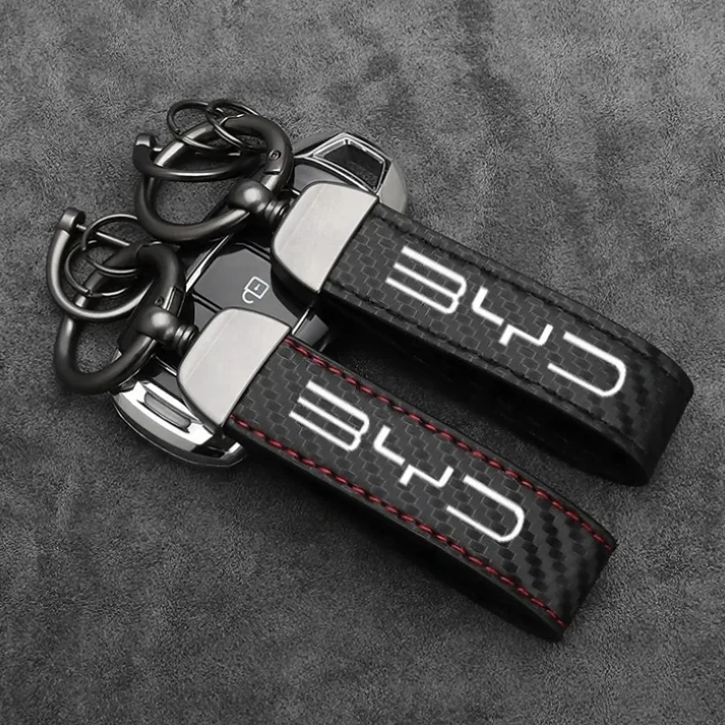 Car Keychain Key Fob Clip Key Ring Holder For BYD Seal U Dolphin Mini Sealion 7 Song Pro ATTO 3 Yuan UP Dolphin Seal 5 Tang Han