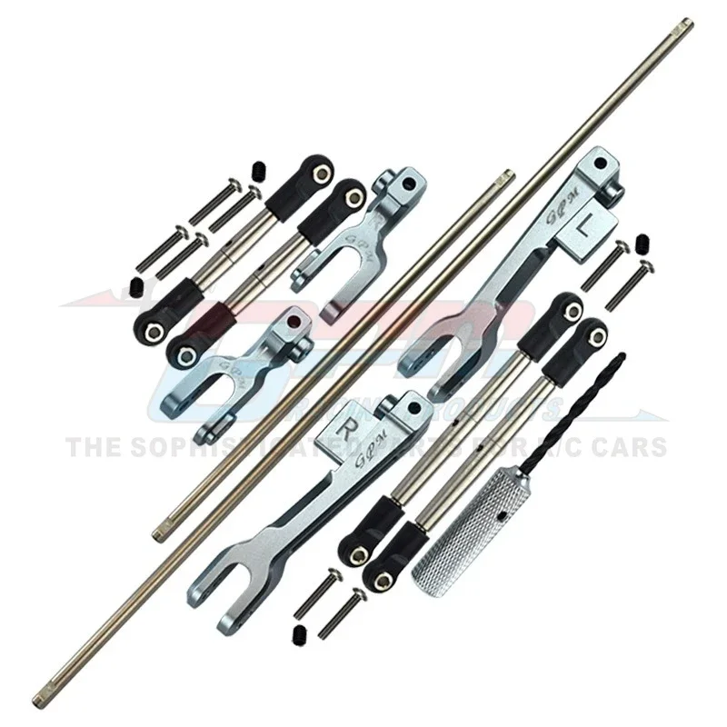GPM Metalen Voor Achter Sway Bars Linkage Trekstang 8596 + 8597 + 8598 voor Traxxas 1/7 UDR Onbeperkt Desert Racer 85076-4 85086-4