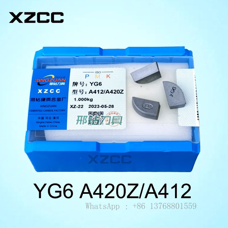 A410/A416Z YG6 A411/A420 Tungsten Carbide Tip P30 A412/A420z Carbide Brazed Tips Welding Lathe Tool